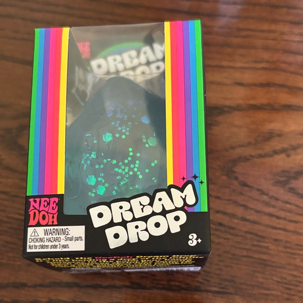 Needoh Dream Drop blue Glitter- Teal with Blue Sparkle - Picture 2 of 5